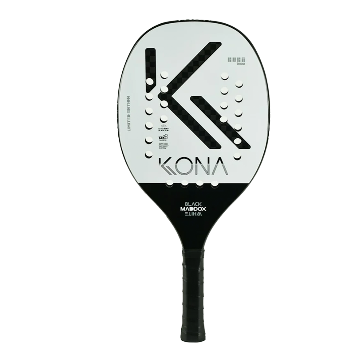 Kona MADDOX BLACK AND WHITE 2024 Beach Tennis Racket