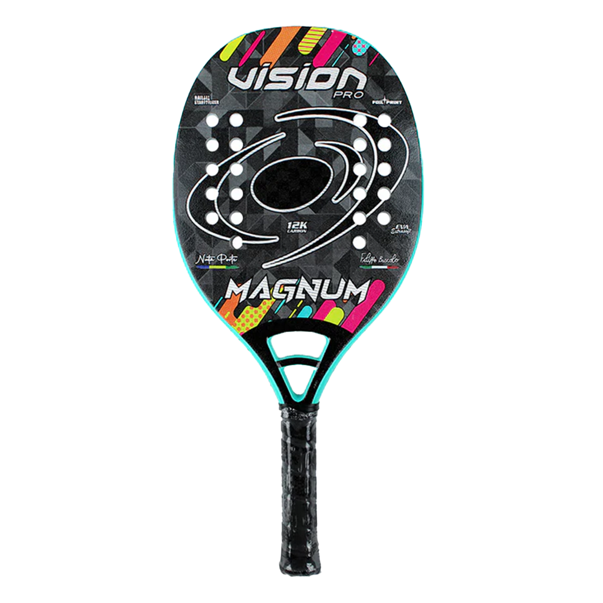 Vision Beach Tennis Magnum 2024 + Glipper Treatment Beach Tennis Racket