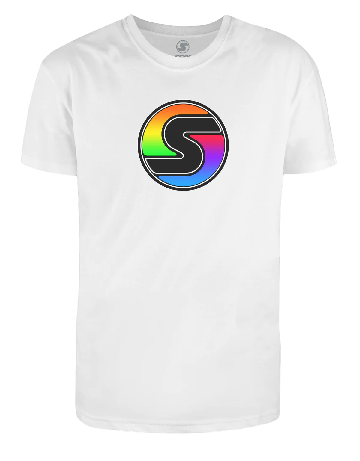 SXY BRAND WOMEN'S RAINBOW LOGO TEE