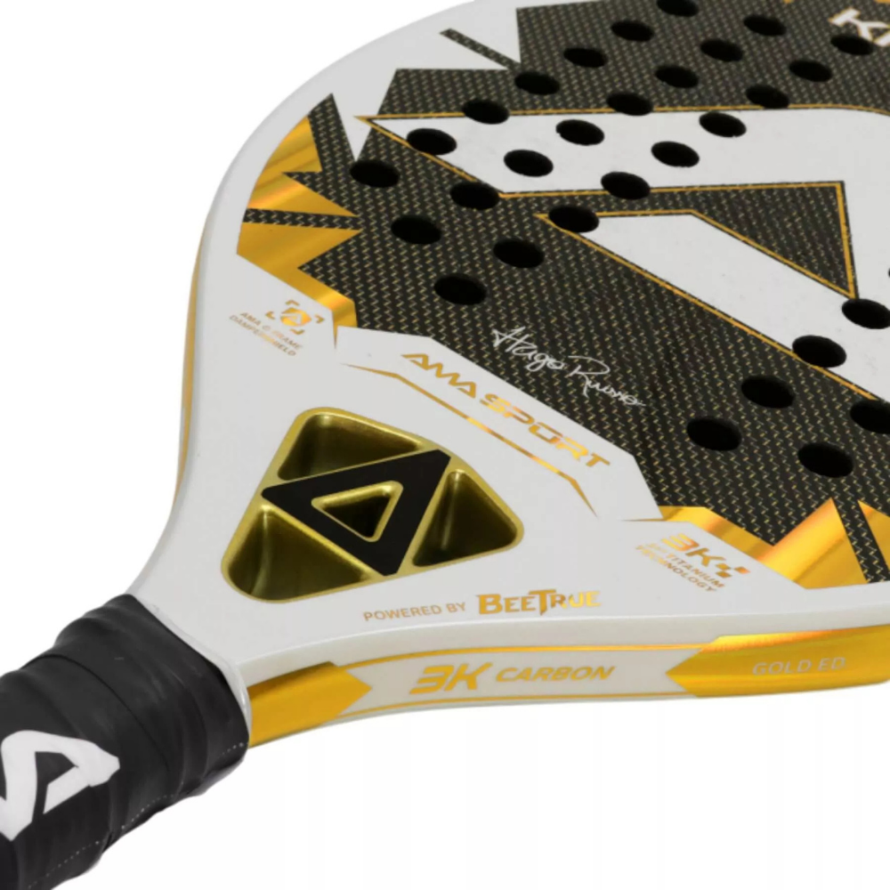 AMA SPORT KRONOS WHITE TITANIUM HUGO RUSSO Beach Tennis Racket