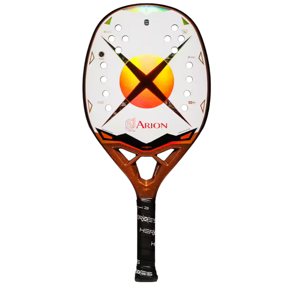 Heroes Arion 2026 beach tennis racket used by Andre Baran