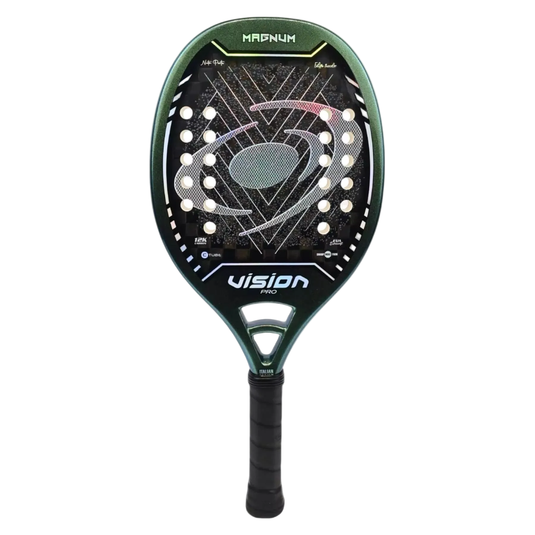 Vision Magnum 2026 beach tennis racket designed for power, stability and offensive performance available at Beach Tennis Depot