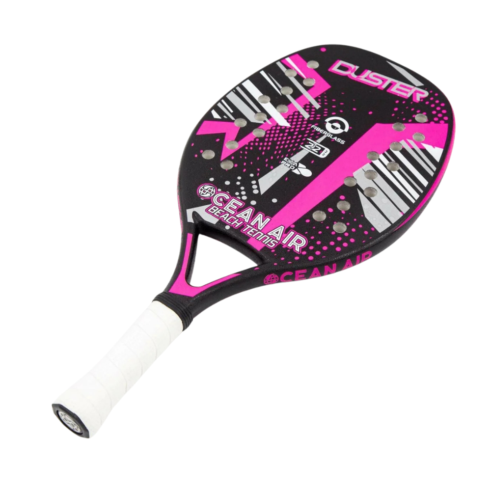 Ocean Air Duster Fuchsia Edition beach tennis racket in vibrant pink design