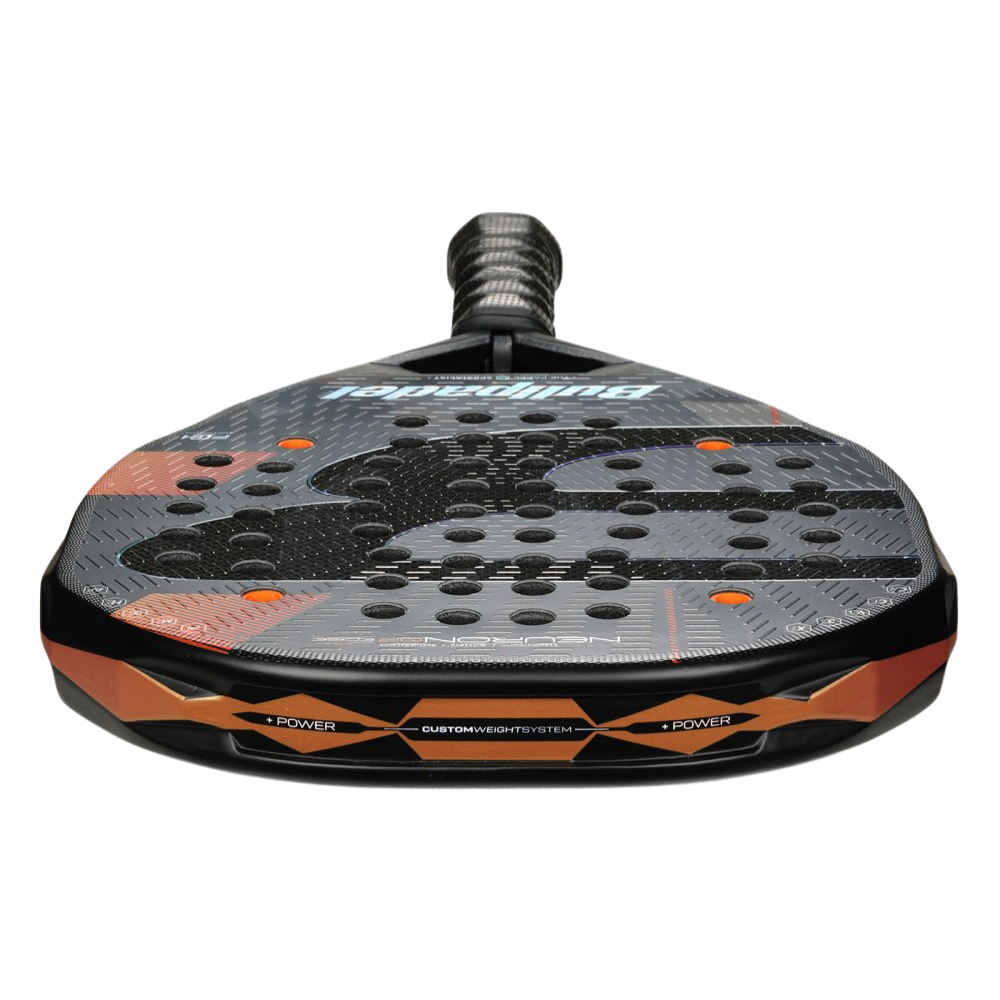 Bullpadel Neuron 02 Edge padel racket top profile detail