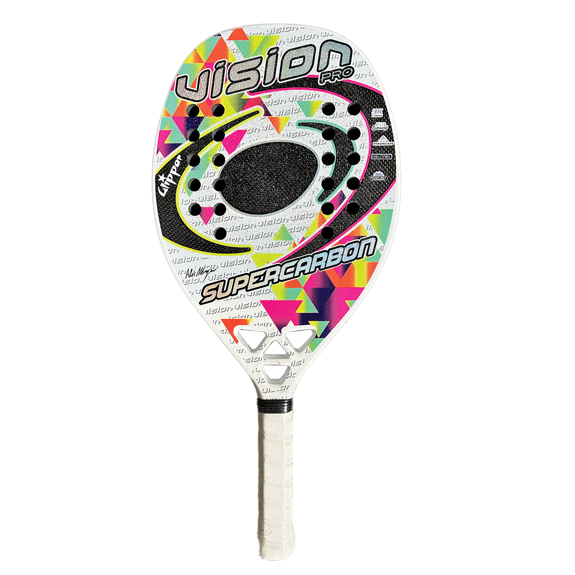 Vision Beach Tennis Supercarbon 2023 + Glipper Treatment Beach Tennis Racket