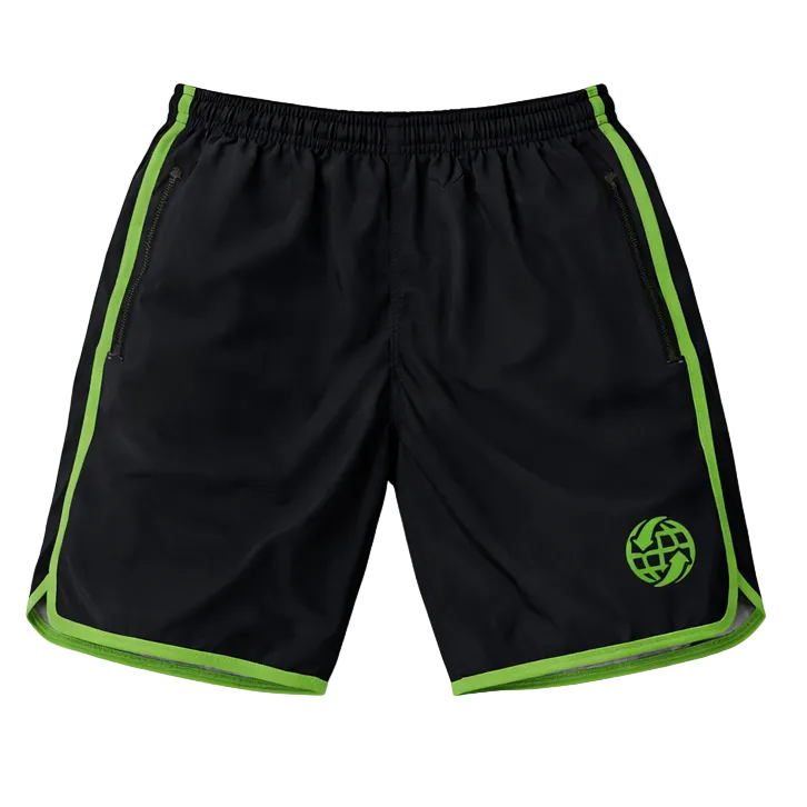 Ocean Air Men's Solid Beach Tennis Shorts