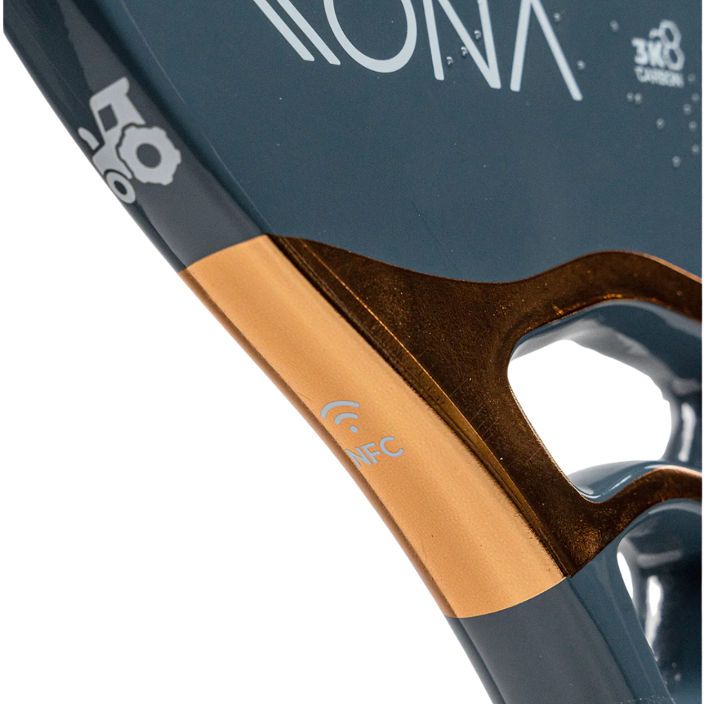 Kona Traktor Gray 2026 beach tennis detail