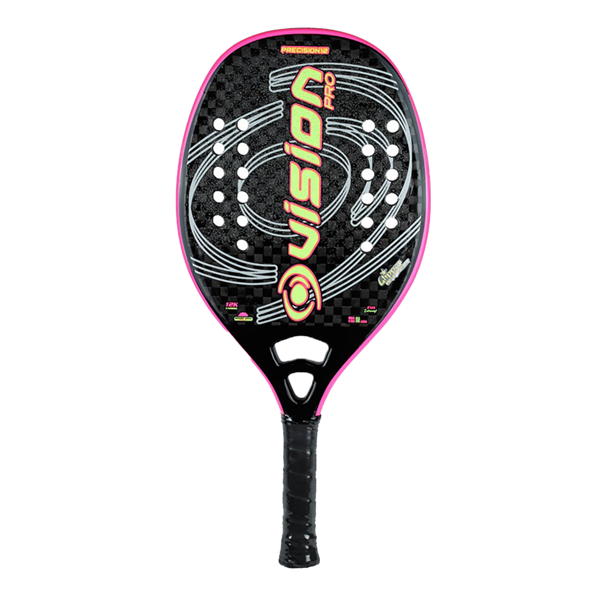 Vision Beach Tennis Precision 12 2024 + Glipper Treatment Beach Tennis Racket