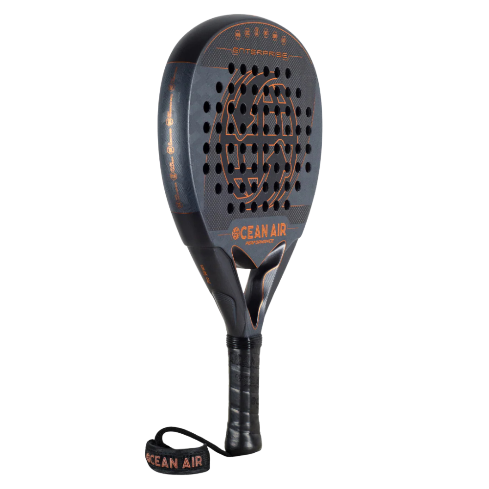 OceanAir Enterprise 2025 padel racket side view