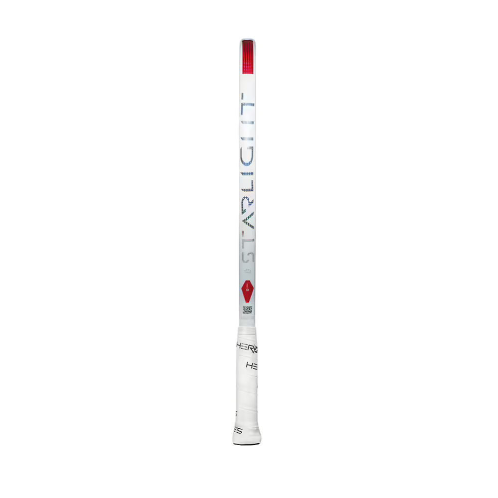 Side profile of Heroes Starlight 2026 beach tennis racket frame showing balanced design