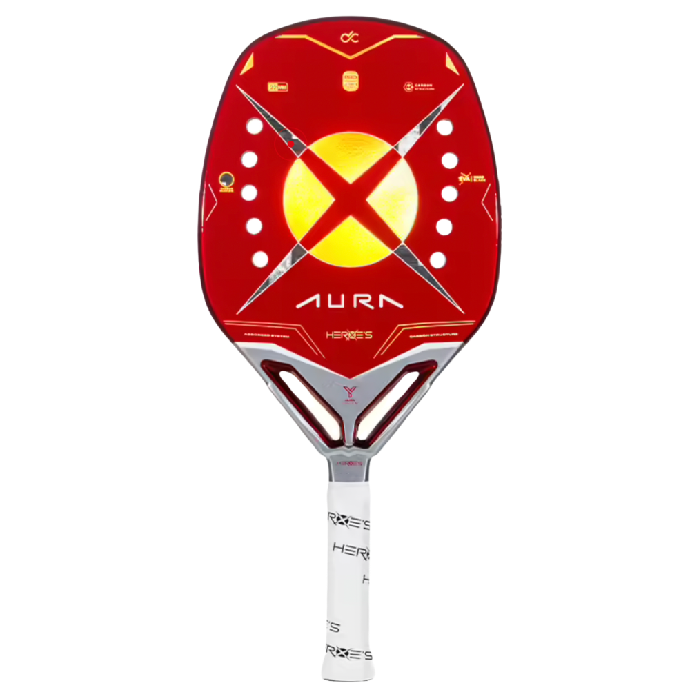 Heroes Aura 2026 Danny Cirella beach tennis racket front view