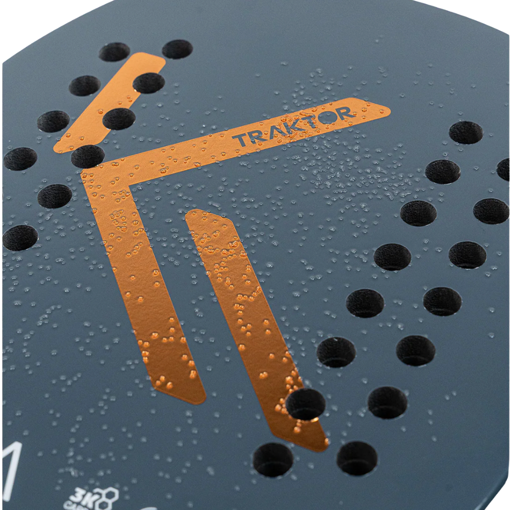 Kona Traktor Gray 2026 beach tennis racket treatment