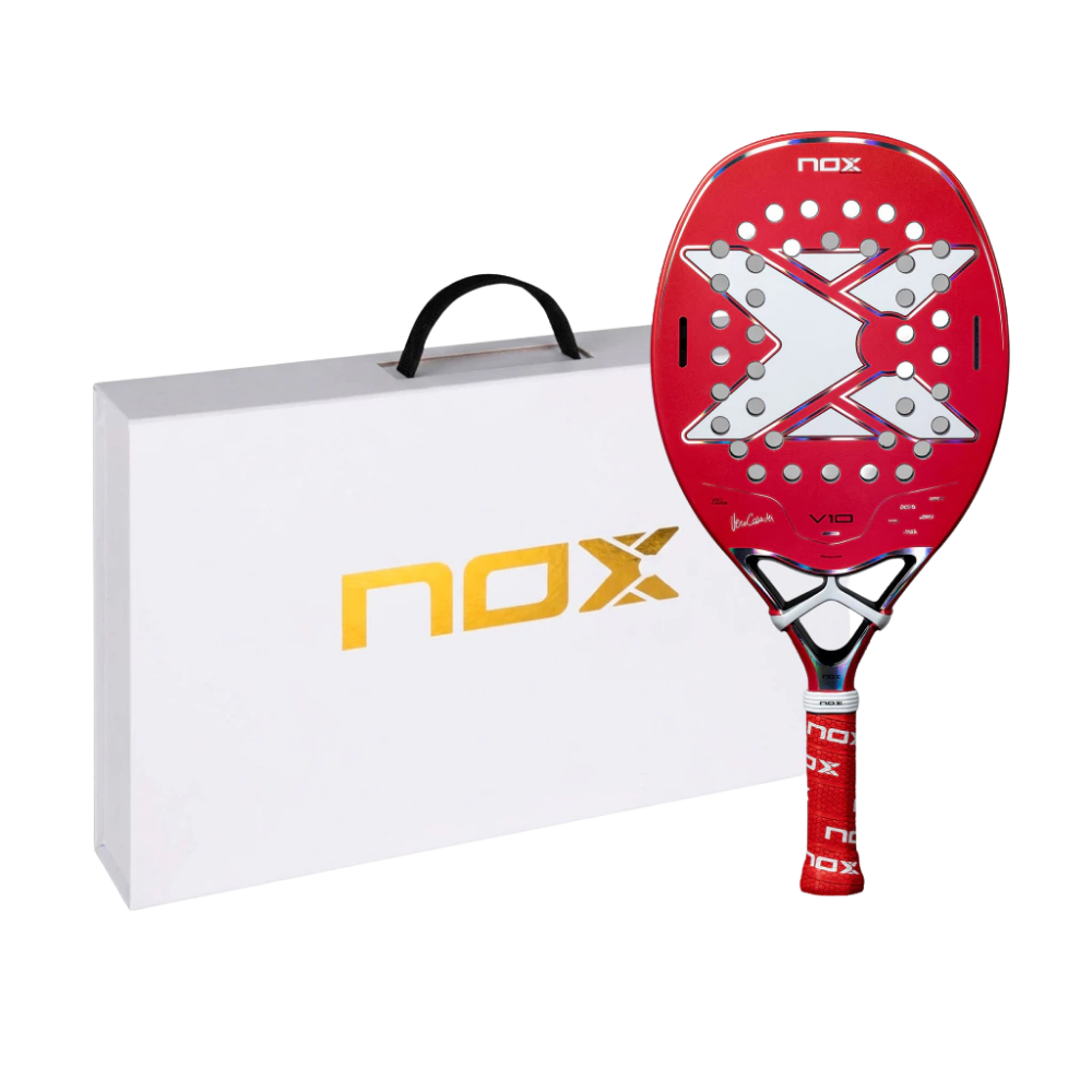 v10 2026 beach tennis racket elegant box from NOX 