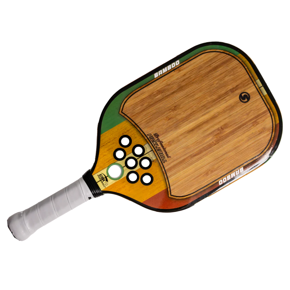 SXY PKL Bamboo Pickleball Paddle rotated