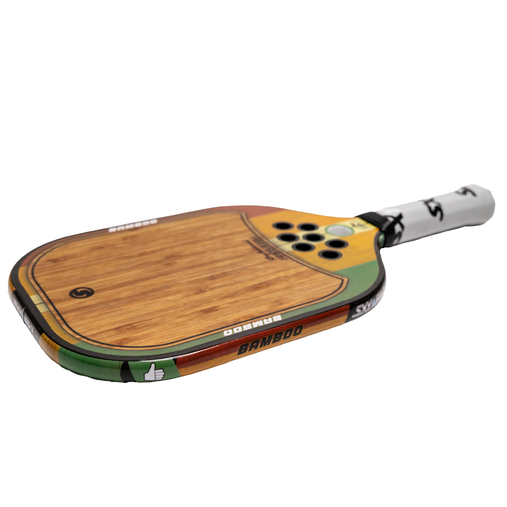 SXY PKL Bamboo Pickleball Paddle Top edge