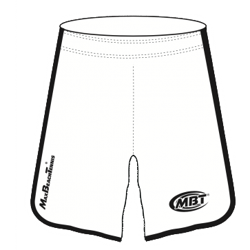 MBT Classic Beach Tennis White Shorts