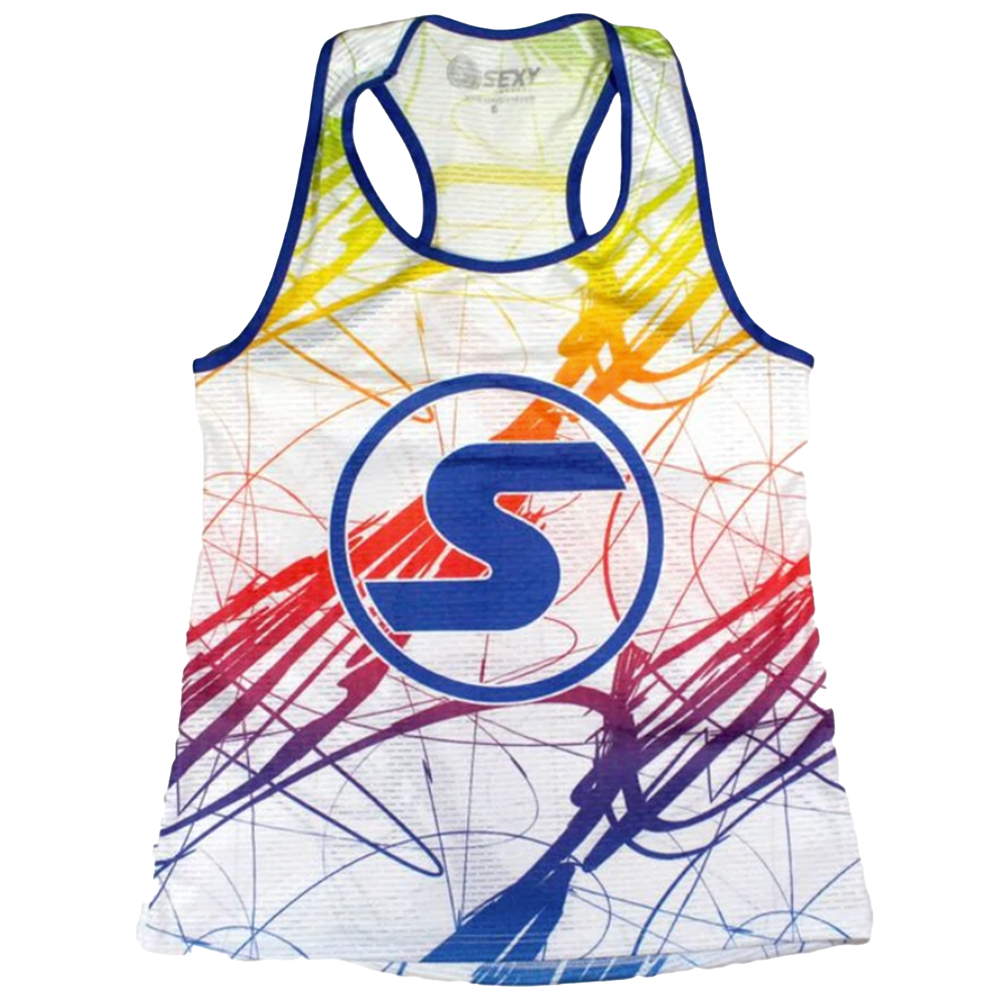 SXY BRAND Women's SXY NKD Competition Tank in White